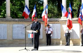 Cérémonie pour la journée nationale d’hommage aux morts pour la France en Indochine