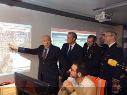 Gérard Collomb, ministre d'État, ministre de l'Intérieur, lance officiellement la PSQ à Montpellier