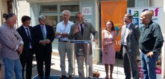 Le Préfet de l'Hérault  a inauguré le centre social de Lunel