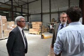 Le préfet de l'Hérault a visité l'entreprise Private Sport Shop à Vendargues