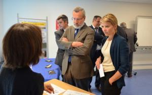 Le préfet de l'Hérault visite le site de Genopolys à l'occasion de la Fête de la Science