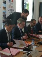 Signature convention projet renouvellement urbain de la Communauté d'Aggo de Béziers Méditerranée
