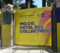 Visite de Franck Riester à l'occasion de l'inauguration du moCo à Montpellier